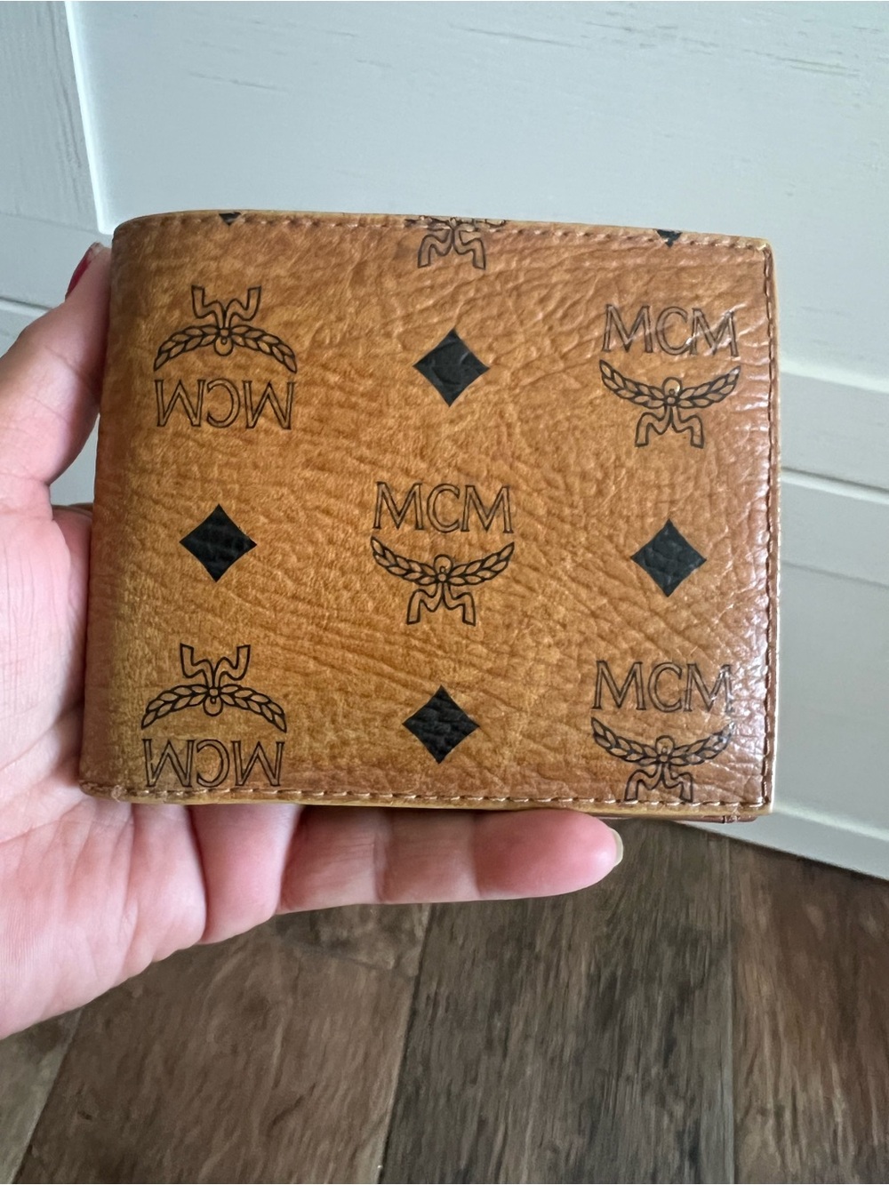 MCM Men's Visetos Original Flap/Bifold Wallet